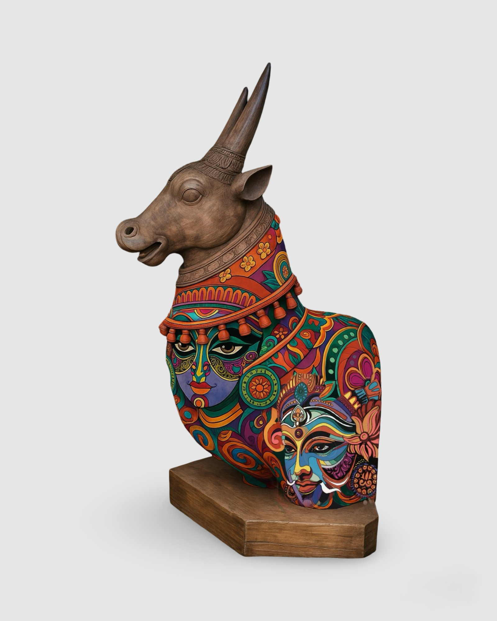 Nandi head theyyam concept digital